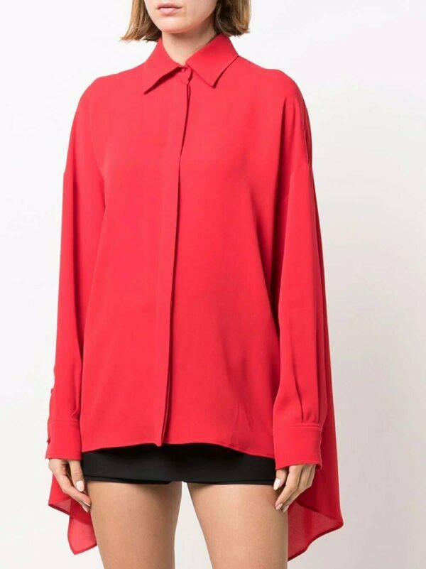 Valentino Garavani  high-low panel shirt - Image 3