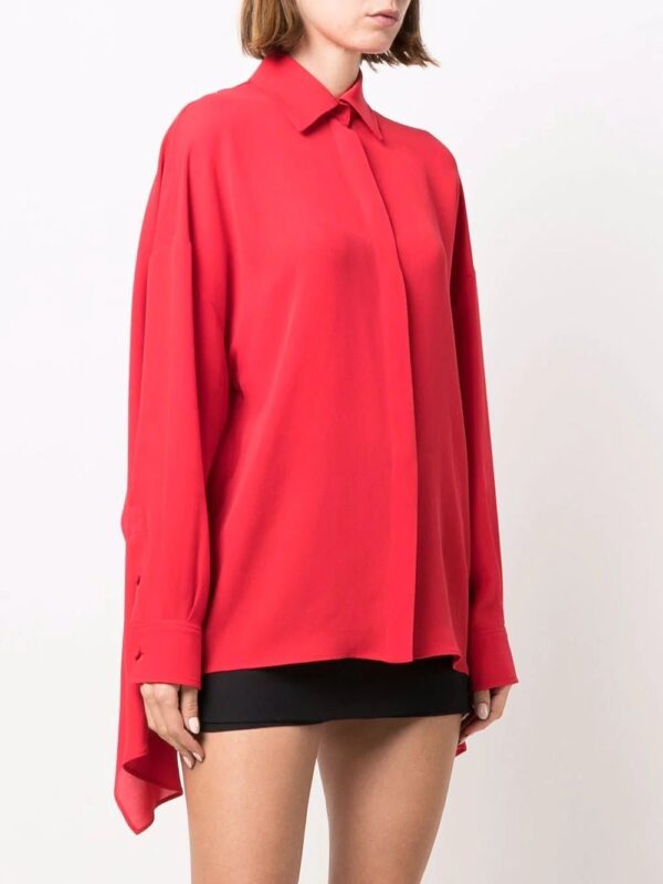 Valentino Garavani  high-low panel shirt - Image 4