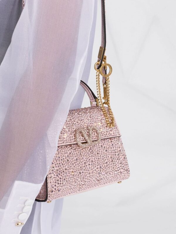 Valentino Garavani gem-embellished VSLING mini bag - Image 3