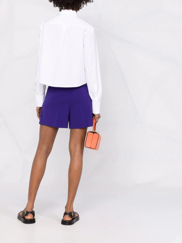 Valentino Garavani  appliqué cropped shirt - Image 4