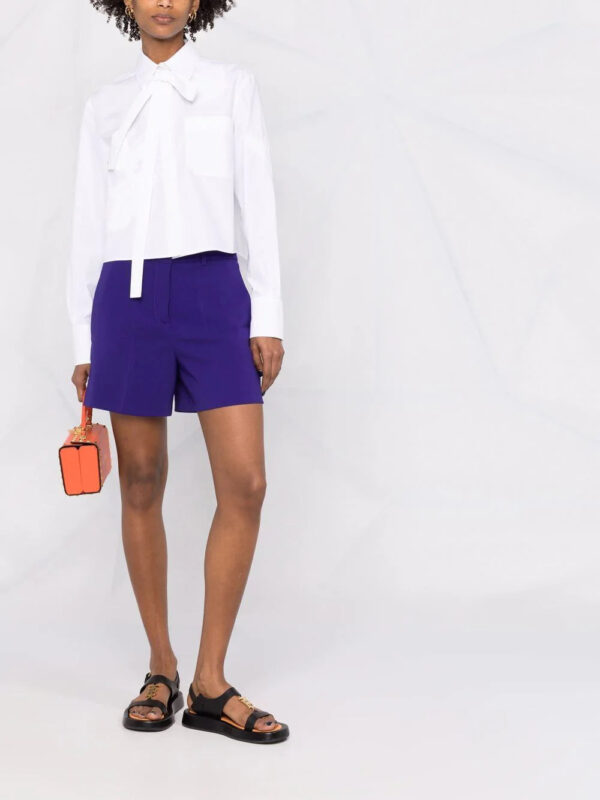Valentino Garavani  appliqué cropped shirt - Image 2