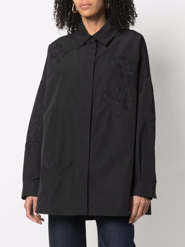 Valentino Garavani  embroidered butterfly shirt - Image 4