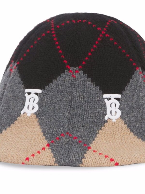 Burberry argyle intarsia bucket hat - Image 2