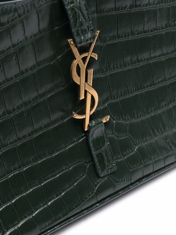 Saint Laurent 5A7 crocodile-embossed shoulder bag - Image 4