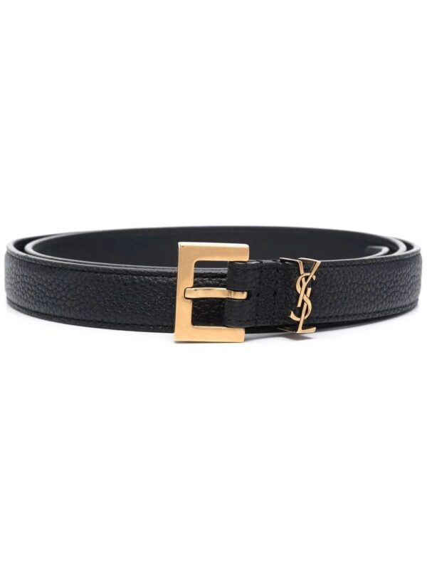 Saint Laurent  monogram square-buckle belt