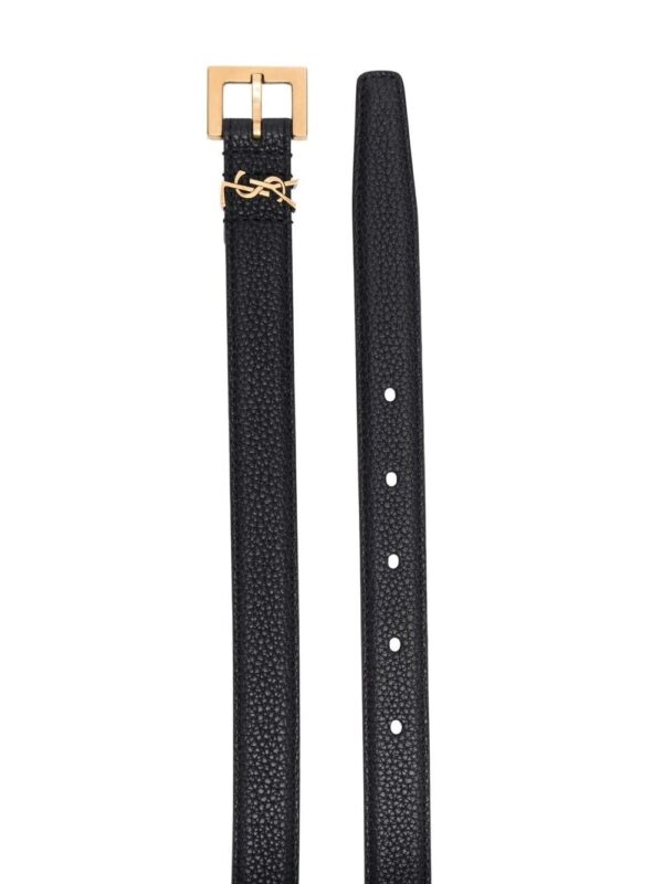 Saint Laurent  monogram square-buckle belt - Image 2