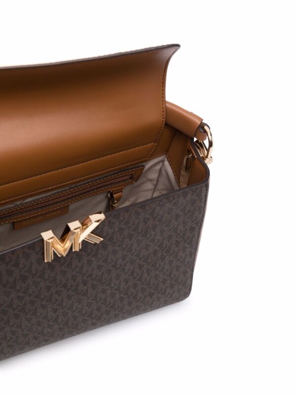 Michael Michael Kors  Karlie medium logo satchel - Image 4