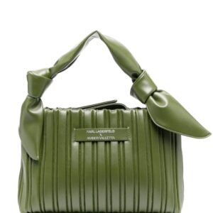 Karl Lagerfeld x Amber Valletta pleated tote