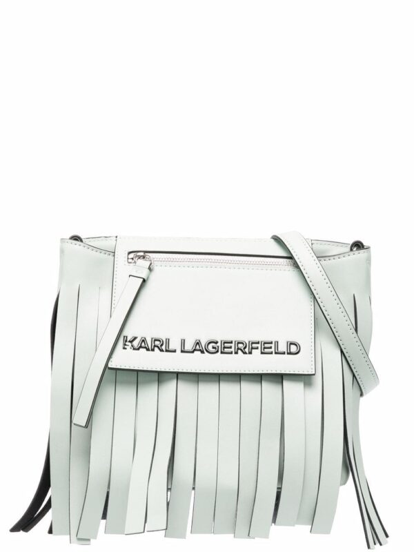 Karl Lagerfeld K/Fringe mini hobo bag