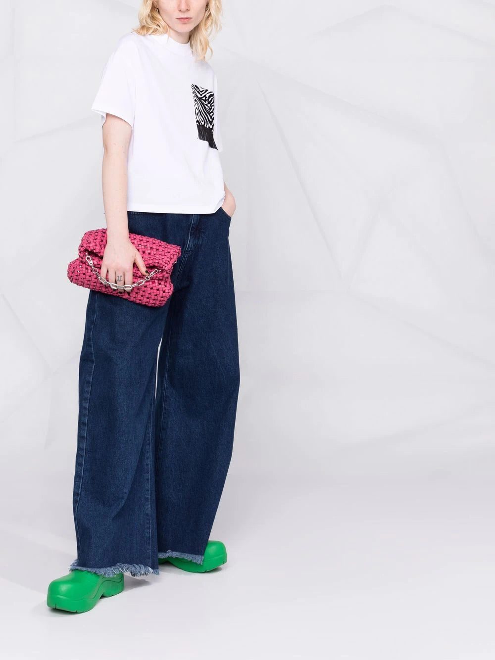 Karl Lagerfeld K/Kushion Braid mini folding tote - Image 2