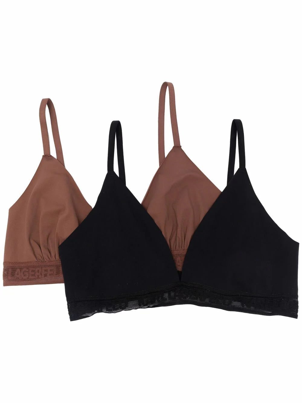 Karl Lagerfeld two-piece triangle bra set