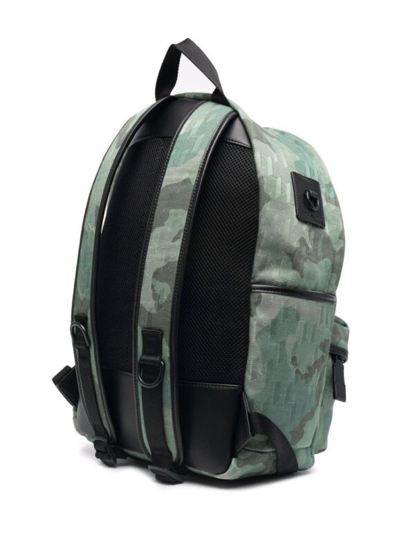 Karl Lagerfeld Otto camouflage-print logo backpack - Image 3