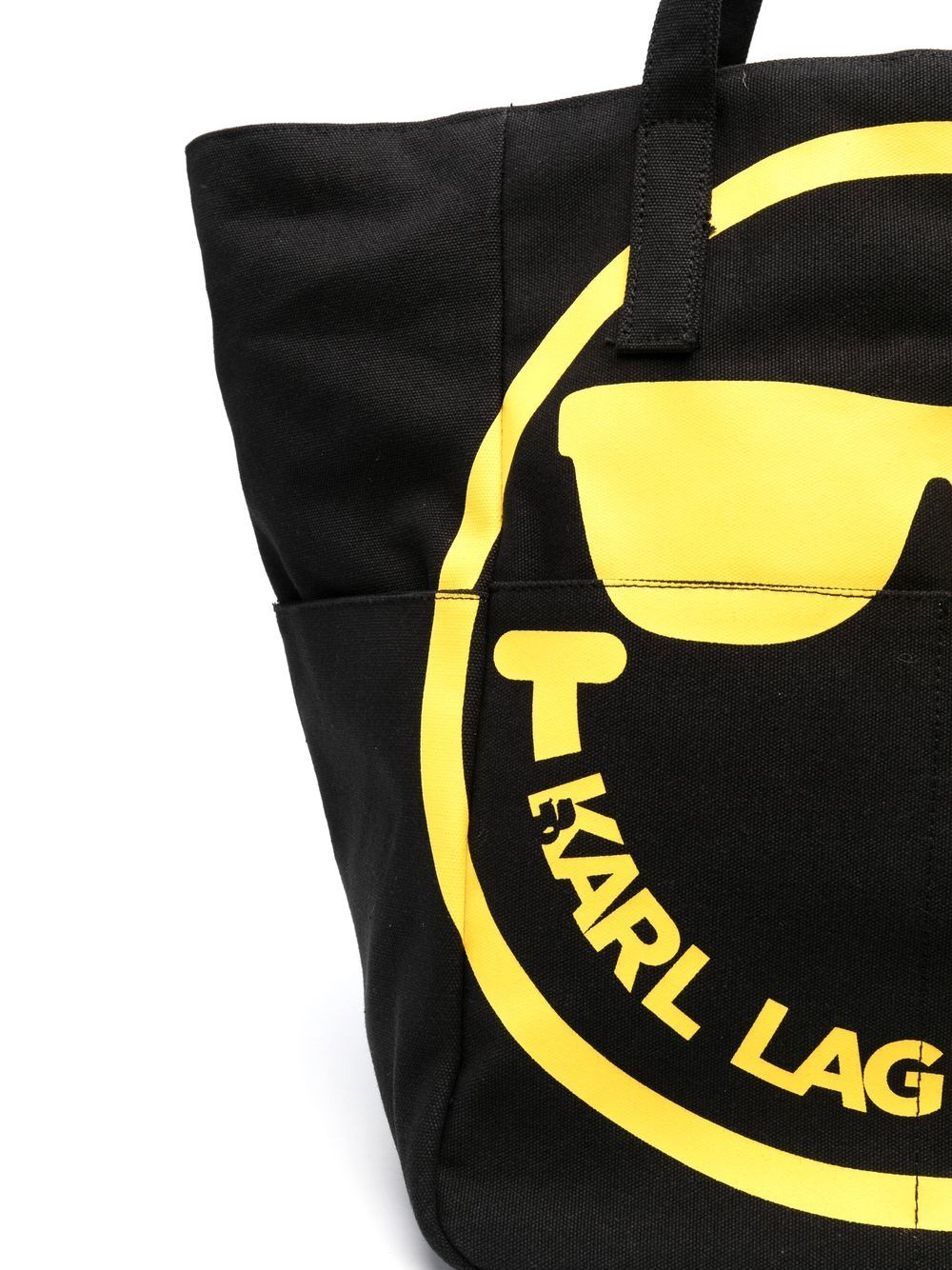 Karl Lagerfeld x Smiley logo-print tote - Image 4