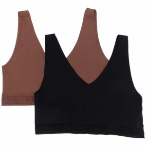 Karl Lagerfeld  logo-underband bralette top set