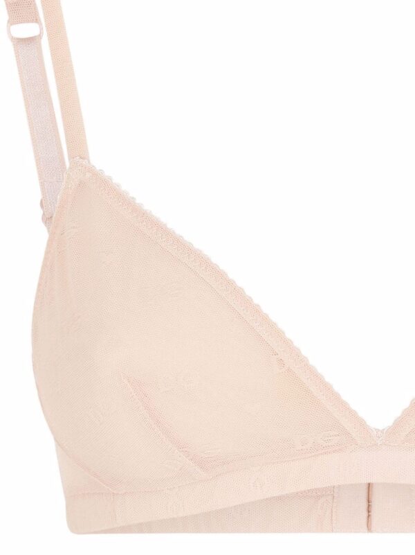 Dolce & Gabbana  DG-logo triangle bralette - Image 4