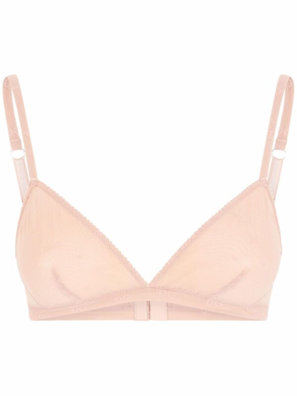 Dolce & Gabbana  Jacquard tulle triangle bra