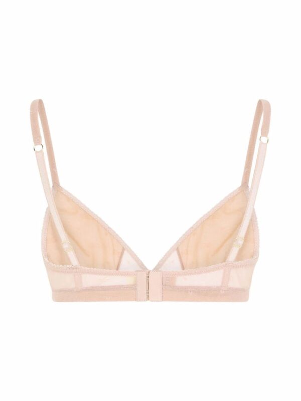 Dolce & Gabbana  Jacquard tulle triangle bra - Image 3