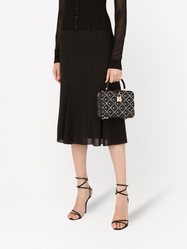 Dolce & Gabbana Dolce Box rhinestone-embellished top-handle bag - Image 2