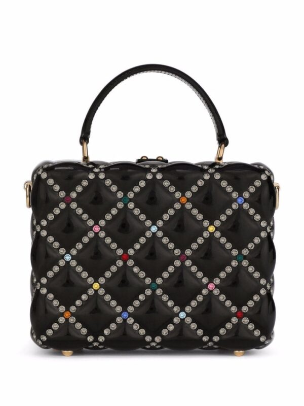 Dolce & Gabbana Dolce Box rhinestone-embellished top-handle bag - Image 3