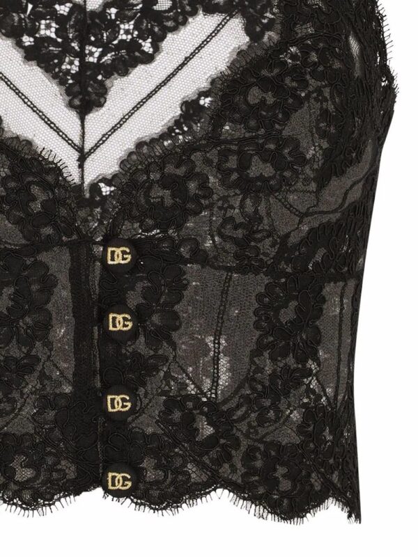 Dolce & Gabbana  lace bralette top - Image 4