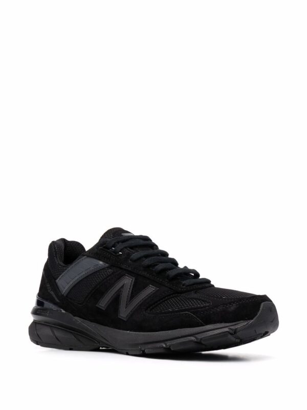 New Balance logo-patch panelled suede sneakers - Image 2