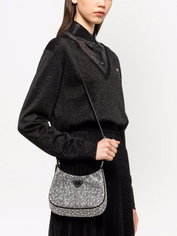 Prada embellished Cleo shoulder bag - Image 2