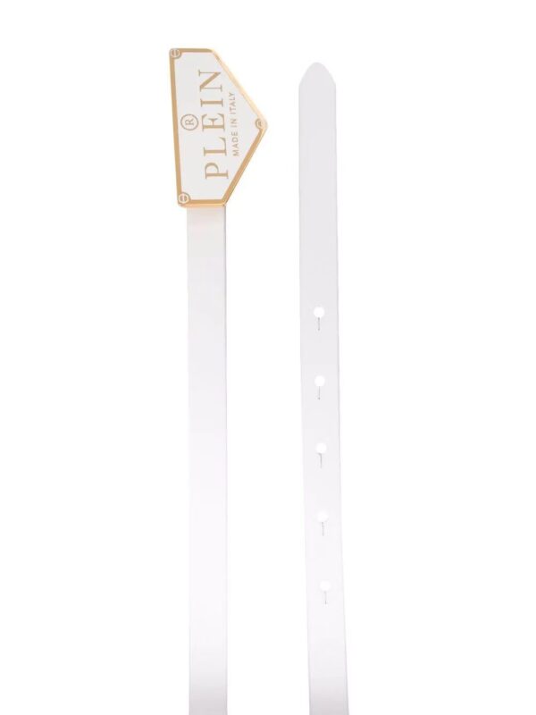 Philipp Plein  Iconic Plein leather belt - Image 2