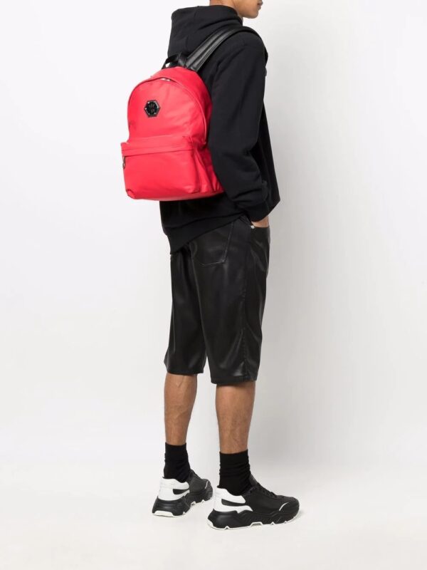 Phillip plein logo plaque backpack - Image 2