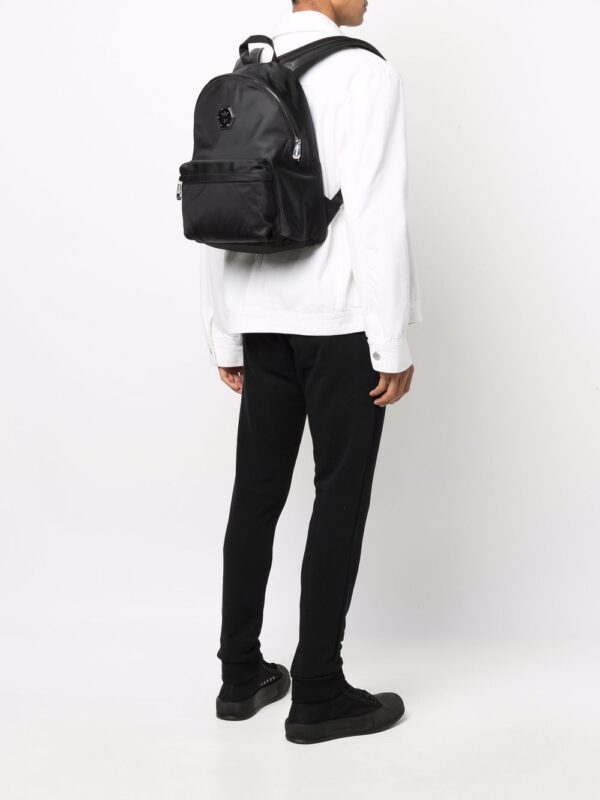 Phillip plein logo plaque backpack - Image 2