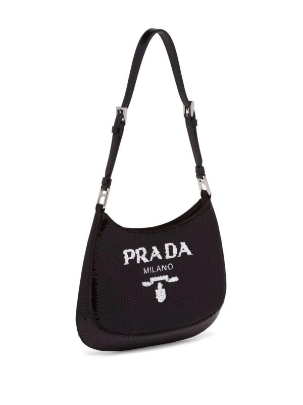 Prada  Cleo sequin-embellished shoulder bag - Image 4