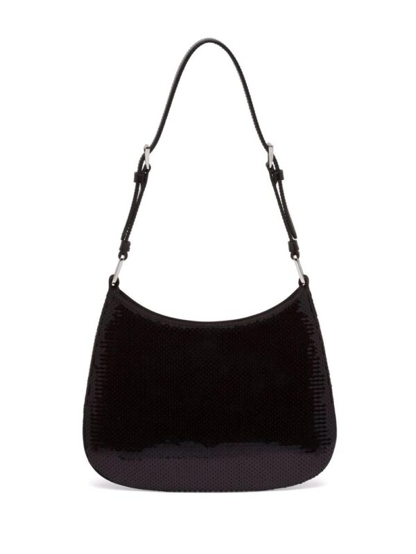 Prada  Cleo sequin-embellished shoulder bag - Image 3