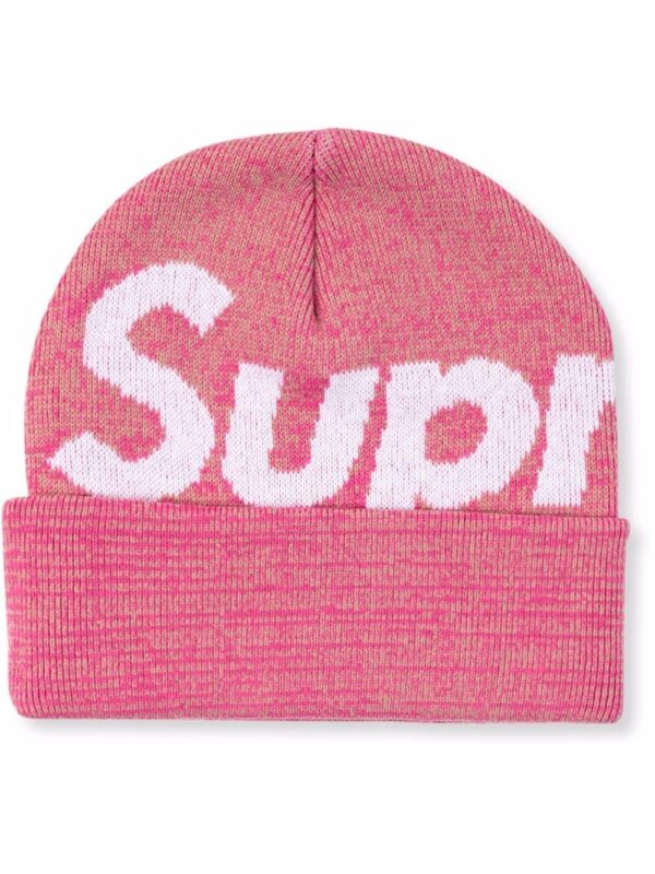 Supreme Big Logo knitted beanie