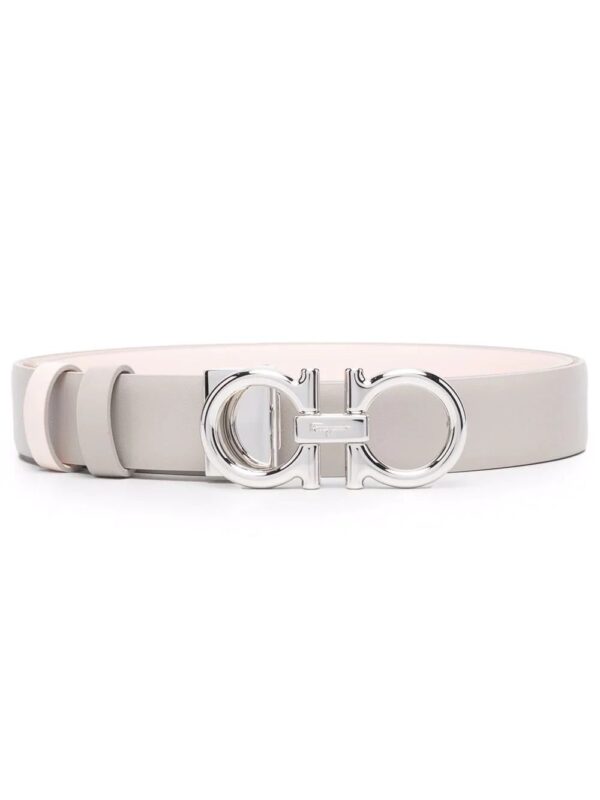 Ferragamo  Donna logo-buckle leather belt