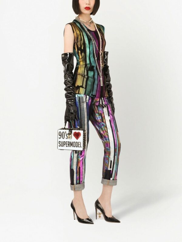 Dolce & Gabbana Dolce Box 90s-print top-handle bag - Image 2