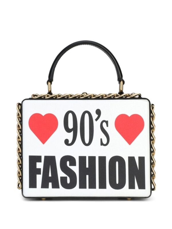 Dolce & Gabbana Dolce Box 90s-print top-handle bag - Image 3
