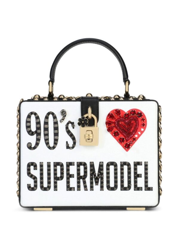 Dolce & Gabbana Dolce Box 90s-print top-handle bag