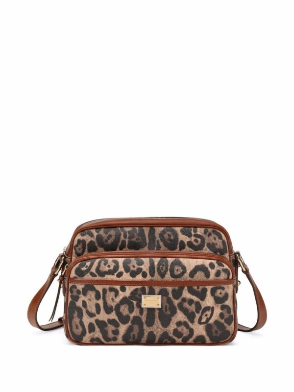 Dolce & Gabbana Crespo leopard-print handbag