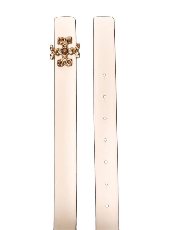 Tory Burch  crystal logo-buckle belt - Image 2