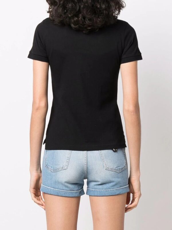 Philipp Plein  skull-patch polo shirt - Image 4