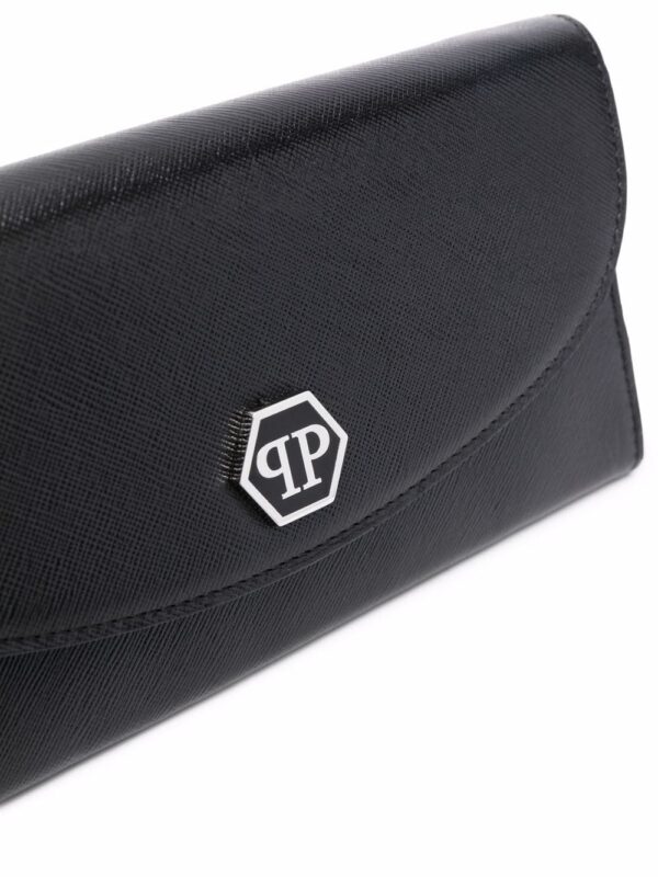 Philipp Plein Hexagon flap clutch - Image 4