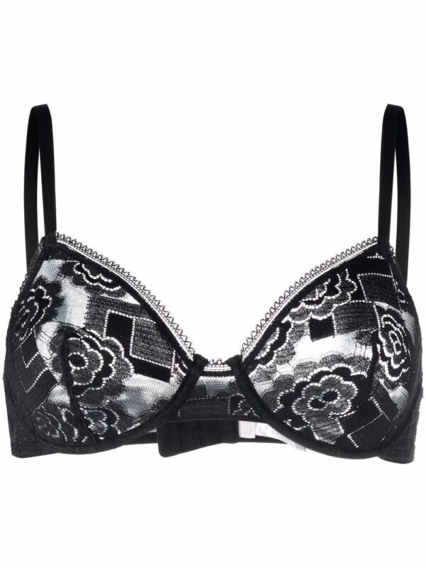 ERES  Eclat floral-lace detail bra