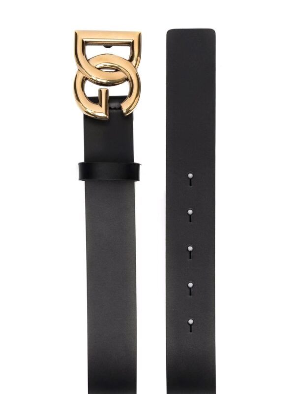 Dolce & Gabbana  logo-plaque leather belt - Image 2