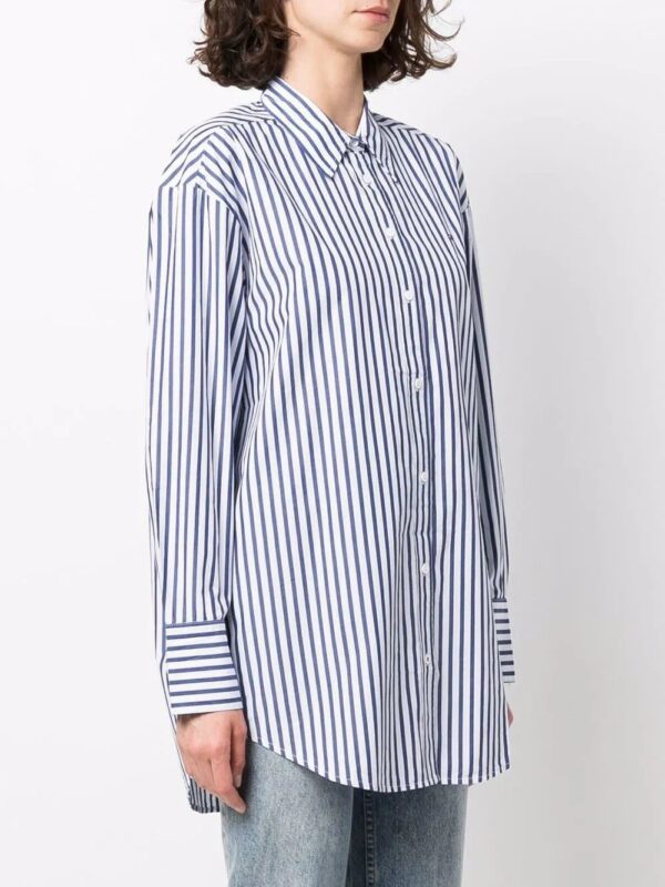 Tommy Hilfiger  embroidered-logo striped shirt - Image 3