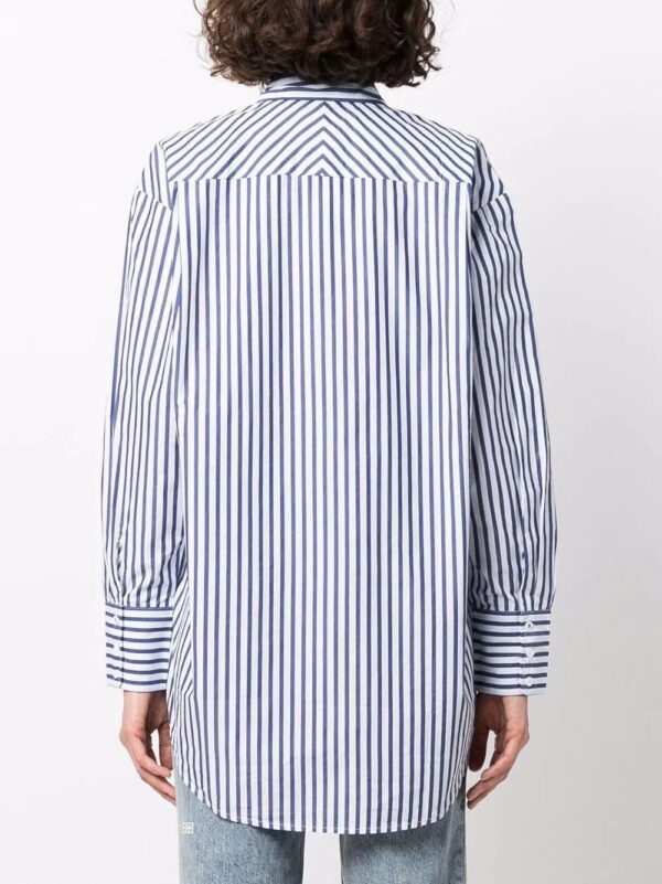 Tommy Hilfiger  embroidered-logo striped shirt - Image 4