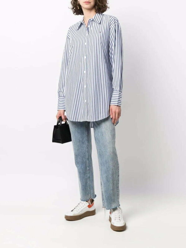 Tommy Hilfiger  embroidered-logo striped shirt - Image 2