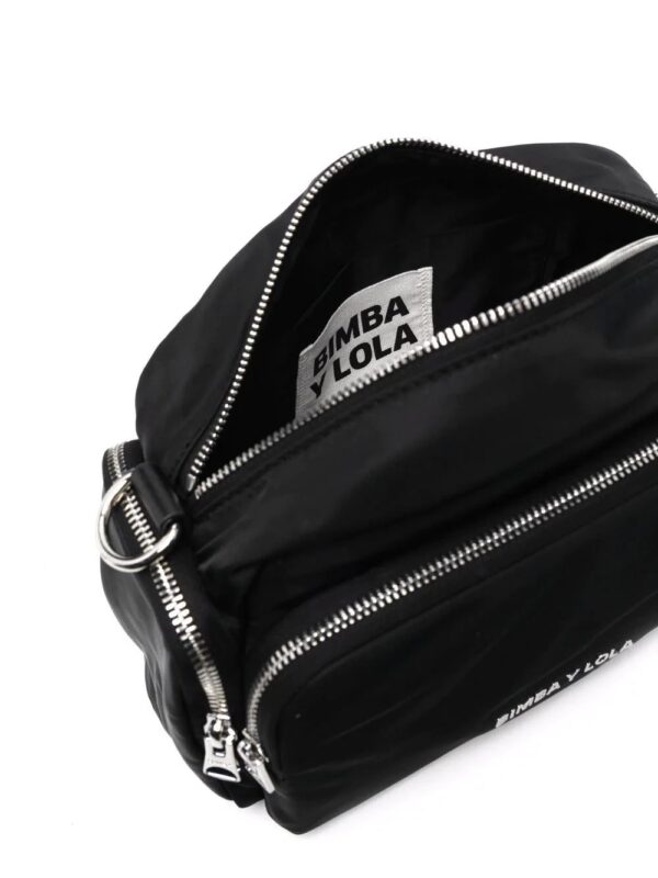 Bimba y Lola  medium logo-plaque crossbody bag - Image 4