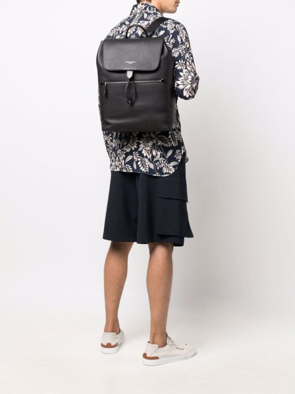 Aspinal Of London Reporter grained-effect backpack - Image 2