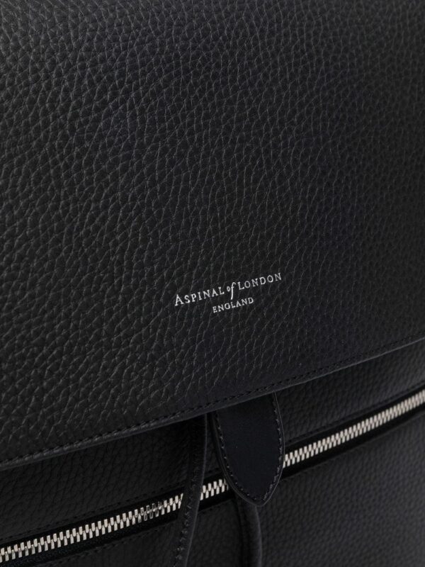 Aspinal Of London Reporter grained-effect backpack - Image 4
