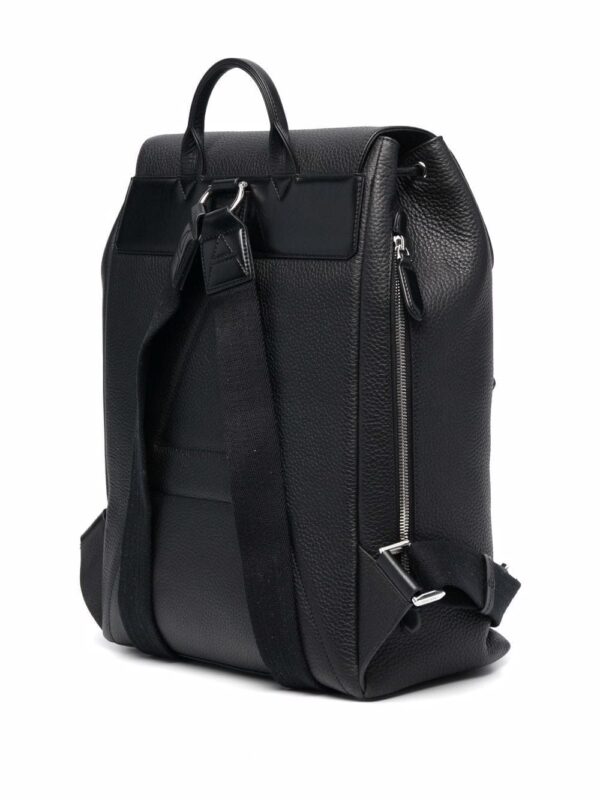 Aspinal Of London Reporter grained-effect backpack - Image 3