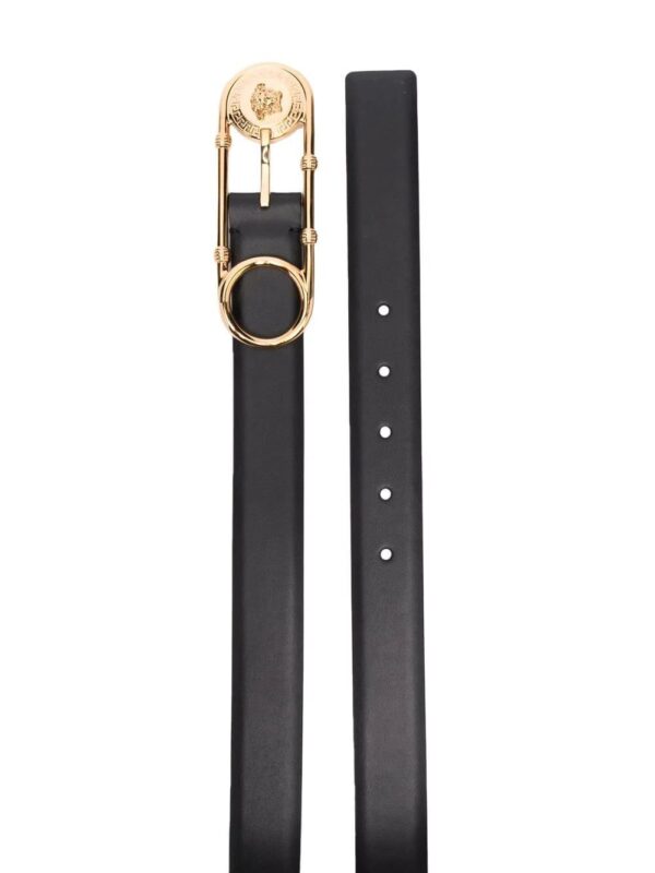 Versace  safety pin-buckle leather belt - Image 2